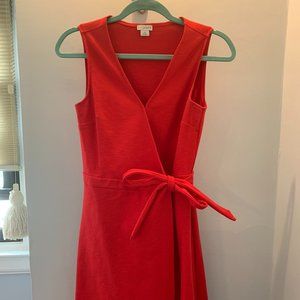 JCrew Sleeveless Wrap Dress
